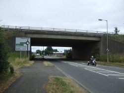 A17 bridge over East Road (A153) - Geograph - 3565141.jpg