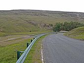 Hairpin bend on the B6287 - Geograph - 1340732.jpg