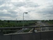 M25 seen from access slip to M1 north - Geograph - 2438094.jpg