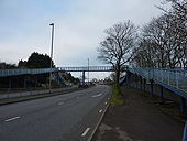 Footbridge over The Portway (A4) - Geograph - 1705308.jpg