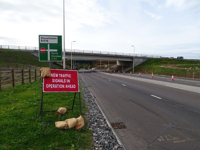 File:A90 Fastlink - Stonehaven Junction - link road advance direction sign.jpg