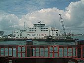 Car Ferry at Portsmouth Harbour - Geograph - 1403265.jpg
