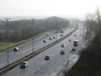 M74 north of Junction 5 (Raith Interchange) - Geograph - 1617923.jpg