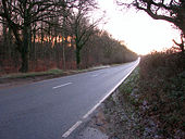 View south-west along the A1122 road - Geograph - 1643234.jpg