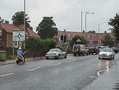 Roundabout on Mile Cross Road - Geograph - 43072.jpg