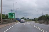 A47 approaching roundabout at Constitution Hill - Geograph - 4996653.jpg