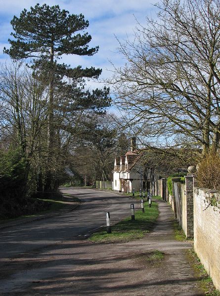 File:Meldreth- North End in early March - Geograph - 3871617.jpg