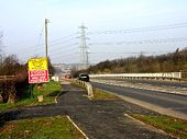 Motorway Bridge near Whiston, Rotherham - Geograph - 115794.jpg