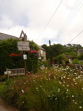 Morcombelake- old No Through Road sign - Geograph - 1353540.jpg