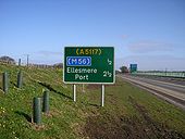 (A5117) route confirmation sign - Coppermine - 21661.jpeg