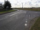 B1191 passing Navenby Lane - Geograph - 1548338.jpg