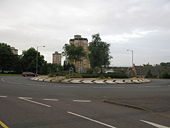 Roundabout at Flemington, Motherwell - Geograph - 939987.jpg