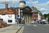 Castle Street, Reading showing the Sun Inn and Church of St Mary - Geograph - 6701829.jpg