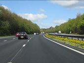 M40 motorway climbing north out of the Wye Valley - Geograph - 2358197.jpg
