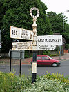 Sign at Wateringbury, Kent - Coppermine - 6346.jpg