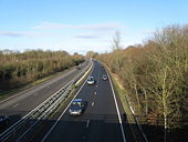 Southbound traffic heading for Worthing - Geograph - 1645442.jpg