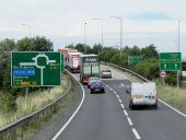 Westbound A14, Spittals Interchange - Geograph - 3876034.jpg