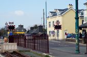 Level Crossing at Porthmadog Harbour... (C) Peter Trimming - Geograph - 2112202.jpg