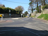 Southeast Dublin near Killiney Village, DLRCC have taken to striping poles again! - Coppermine - 10838.JPG