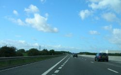 M18 Approaching Junction 4 - Geograph - 2422369.jpg