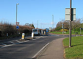 Roundabout at Highnam - Geograph - 667094.jpg