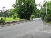 Thelwall - B5157 Looking East - Geograph - 1337557.jpg