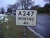 Pre-Worboys directions on A247 in Send Marsh, Surrey - Coppermine - 21368.JPG