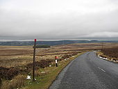 The B6362 heading over Lauder Common - Geograph - 1137259.jpg