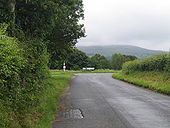 Junction of B4342 and A485 near Tregaron - Geograph - 475178.jpg