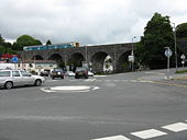Tenby - Railway Viaduct & Main Road Junction - Geograph - 1413432.jpg