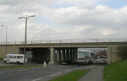 M621 Motorway Bridge - Belle Isle Road - Geograph - 1231405.jpg
