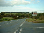 Crossroads on the A476 - Geograph - 573687.jpg