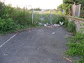 Old A256 Blocked by Gate - Coppermine - 18759.jpg