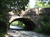 Railway bridge over Keymer Road (B2116) - Geograph - 1498496.jpg