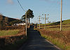 The Borth road leaving Clarach - Geograph - 1624309.jpg
