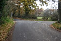 Road junction, Elmers Marsh - Geograph - 3862114.jpg