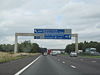 Junction 18 coming up - Geograph - 905225.jpg