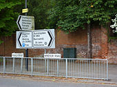 Road junction in Chobham - Geograph - 1358299.jpg