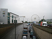 A1 "Route de la Liberation" underpass, St.Helier Jersey - Coppermine - 18284.jpg