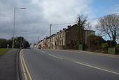 Row of houses at the bottom end of Nantgarw Road Caerphilly - Geograph - 2758587.jpg