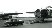 Loading the Jag, 1960 - Geograph - 1279923.jpg
