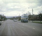 Bradford Trolleybus nearing Thornton - Geograph - 1299453.jpg