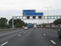 M6 Motorway - Approaching Junction 11 Slip Road - Geograph - 1522007.jpg