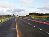 New Temple Sowerby bypass, eastbound - Geograph - 754242.jpg