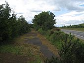 Original A74, curve north of Beattock - Coppermine - 18501.JPG