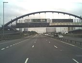 Footbridge over A102 - Geograph - 533062.jpg