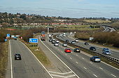 M3 Motorway, at Twyford Down, Hampshire - Geograph - 1736665.jpg