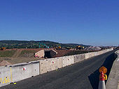 M5 J12 towards new roundabout layout - Coppermine - 421.JPG