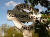 Gillingham- detail of Slaughtergate signpost - Geograph - 2133970.jpg