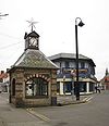 Town clock and the Little Theatre - Geograph - 1091403.jpg